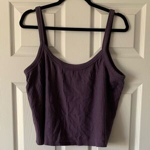 Old Navy Women's Dark Purple Crop Top